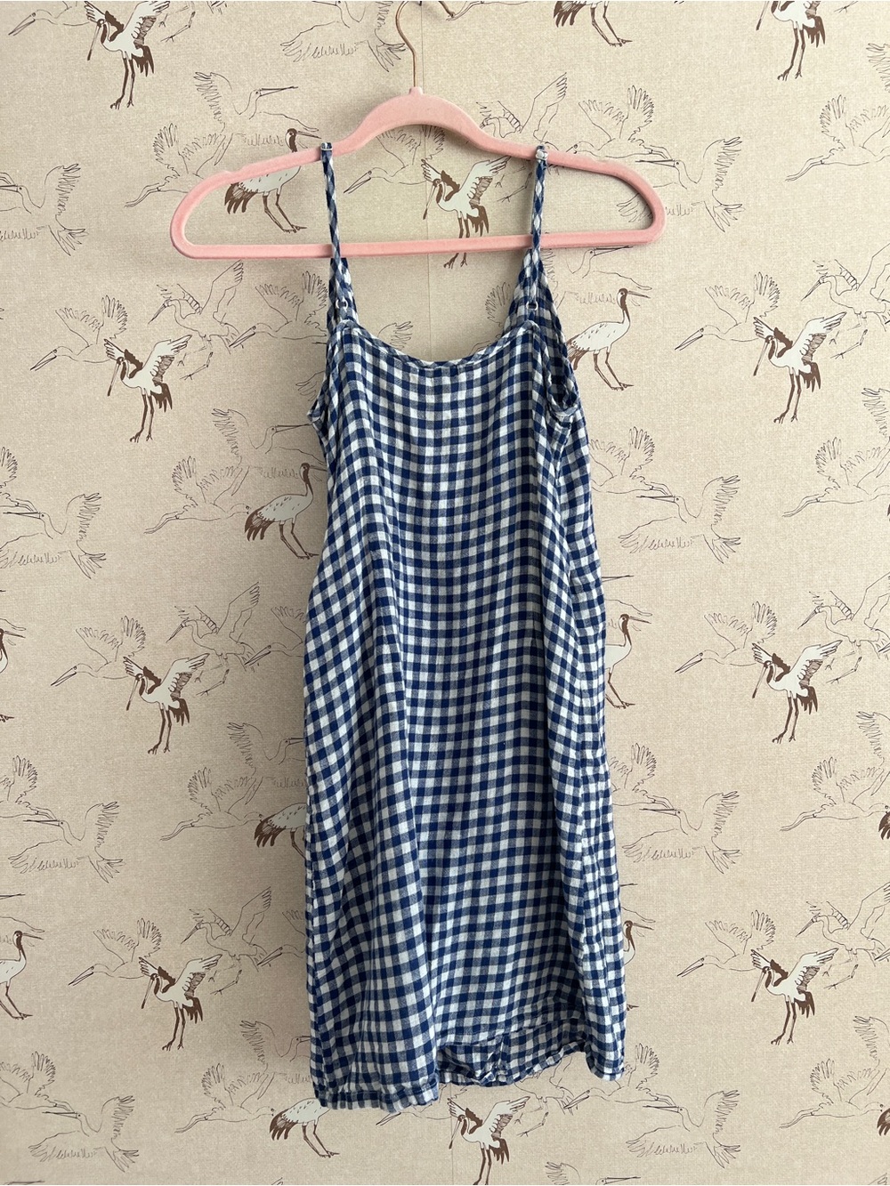 Rails Malia gingham wrap mini dress blue - Picture 7 of 7